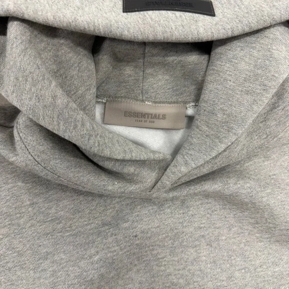 Fear of God Essentials SS22 'Dark Oatmeal' Hoodie Size XL - Picture 5 of 7